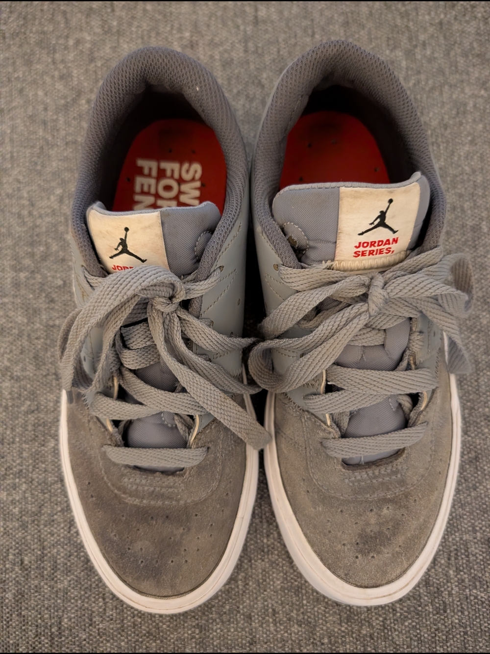 Jordan Series Kid’s Grey Low-Top Sneakers